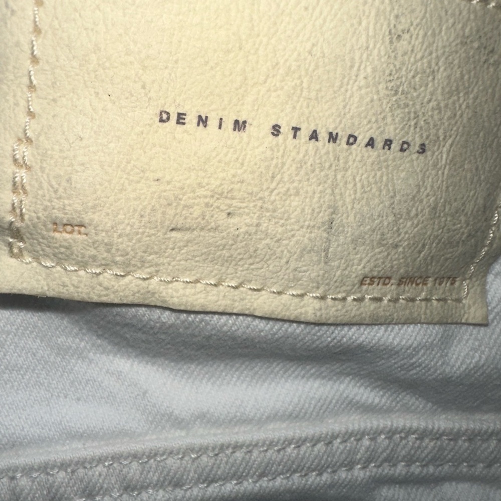 New men’s white denim standards Zara jean shirts size 30 - Picture 5 of 6